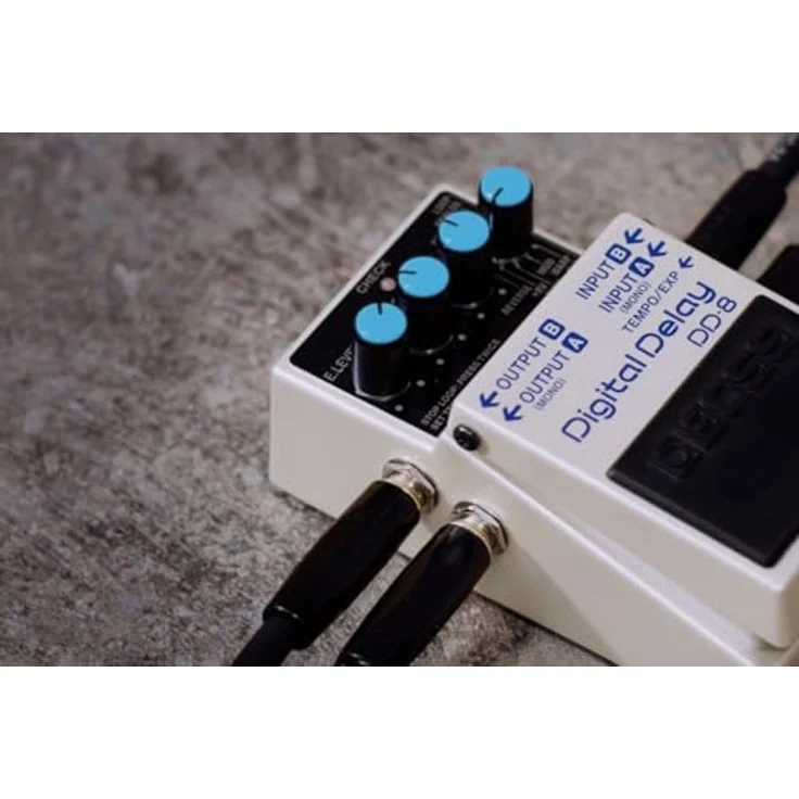 BOSS DD-8 Digitales Delay-Pedal, vielseitige Sounds mit elf Modi, Mono und Stereo-Setup, robuste Konstruktion – Bild 5