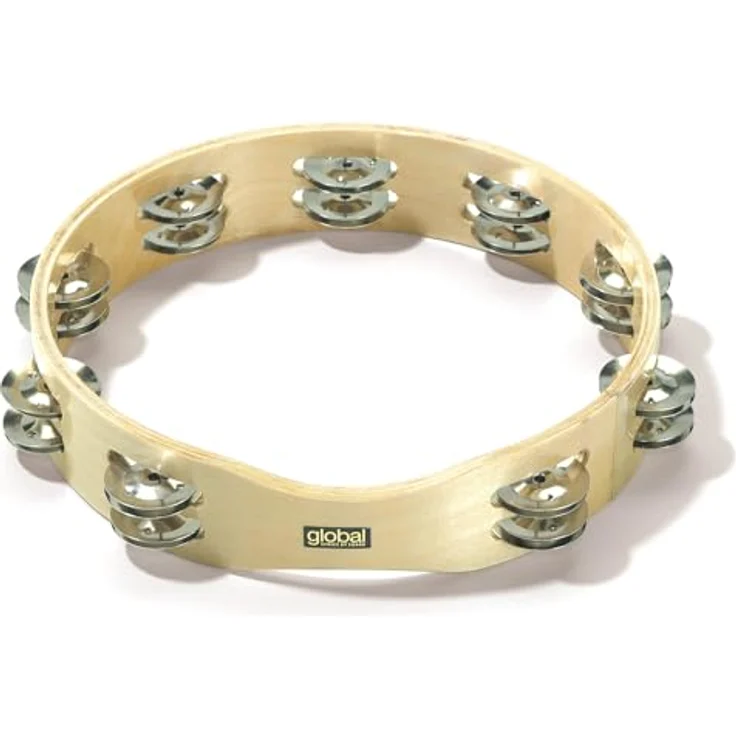 Sonor CGHT10D Tambourine, 10" (25cm) mit 18 Paar Schellen – Bild 2
