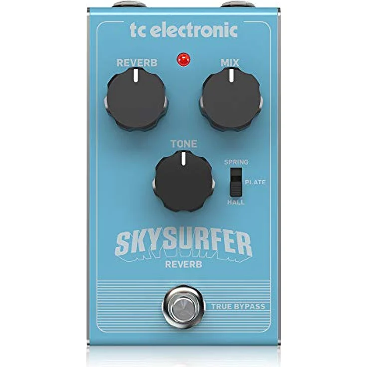 tc electronic Skysurfer Reverb, E-Gitarreneffekt mit Studioqualität Reverb, Spring, Plate und Hall, True Bypass – Bild 1