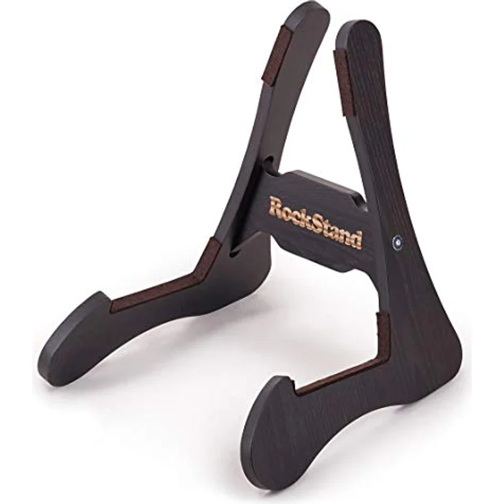 Rockstand Wood A-Frame Stand Rustic Oak, Gitarrenständer aus massivem Eschenholz mit Filz- und Gummiapplikationen, geeignet für Akustikgitarren und Bässe – Bild 2