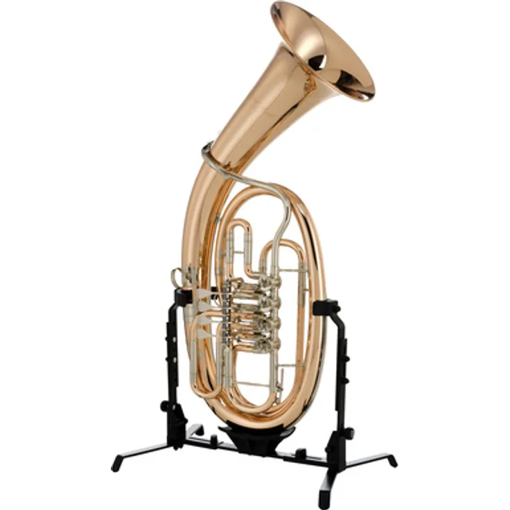 Josef Lidl Bb-Tenor Horn LTH 721-4, Goldmessing mit 4 Drehventilen, 13,2 mm Bohrung und 240 mm Schallbecher