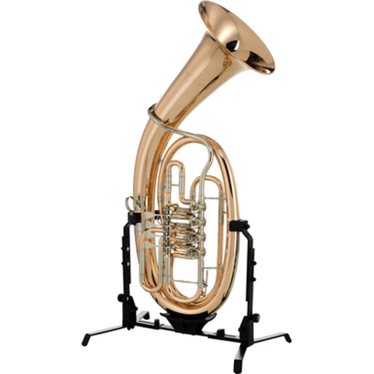 Josef Lidl Bb-Tenor Horn LTH 721-4, Goldmessing mit 4 Drehventilen, 13,2 mm Bohrung und 240 mm Schallbecher