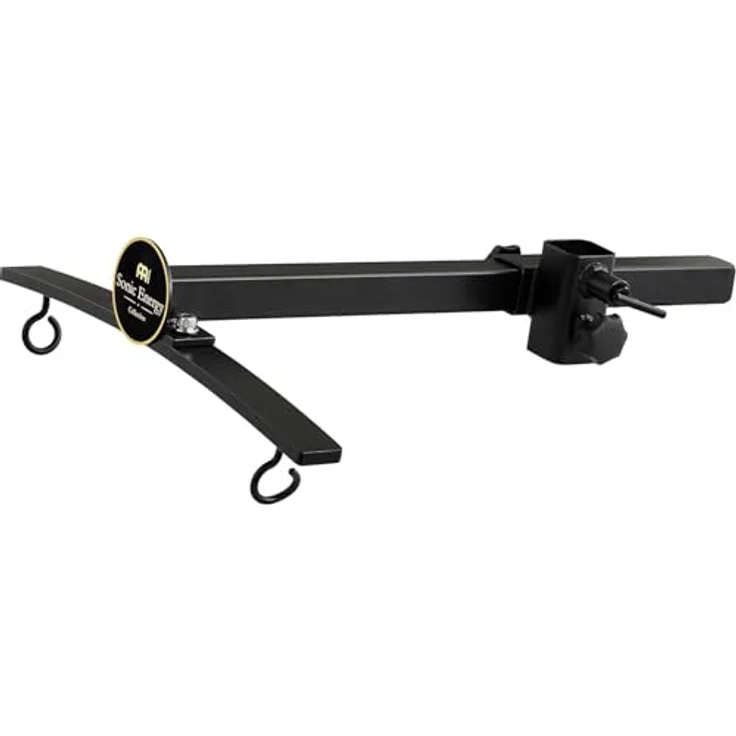Sonic Energy TMGS-2 Gong Halter, Anbauteil aus pulverbeschichtetem Stahl, schwarz, für bis zu 2 Gongs (TMGS-2-G) – Bild 1