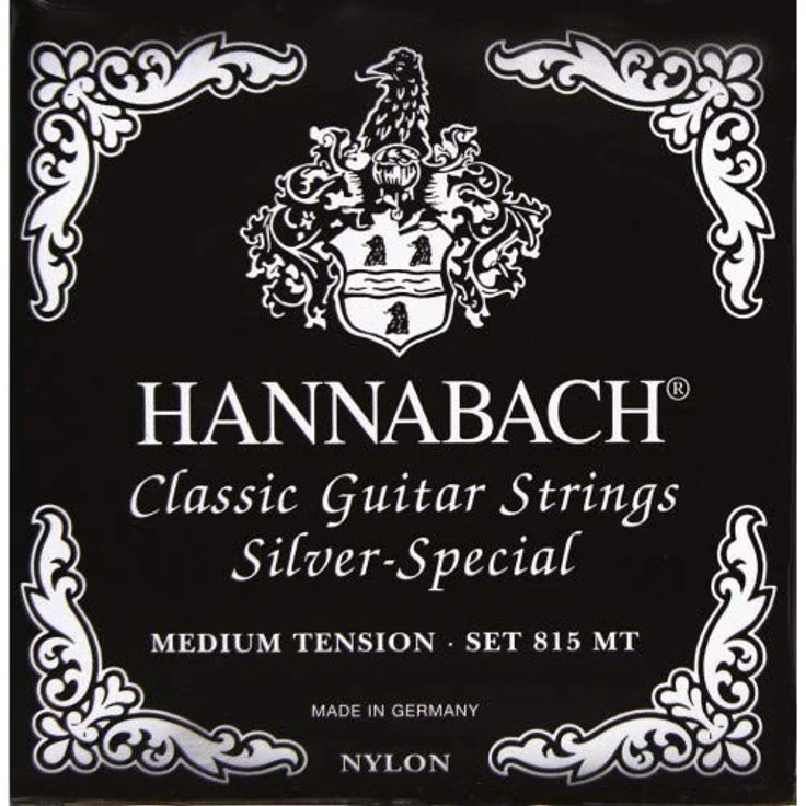 Hannabach 815MT, Gitarrensaitensatz schwarz, 1 Stück