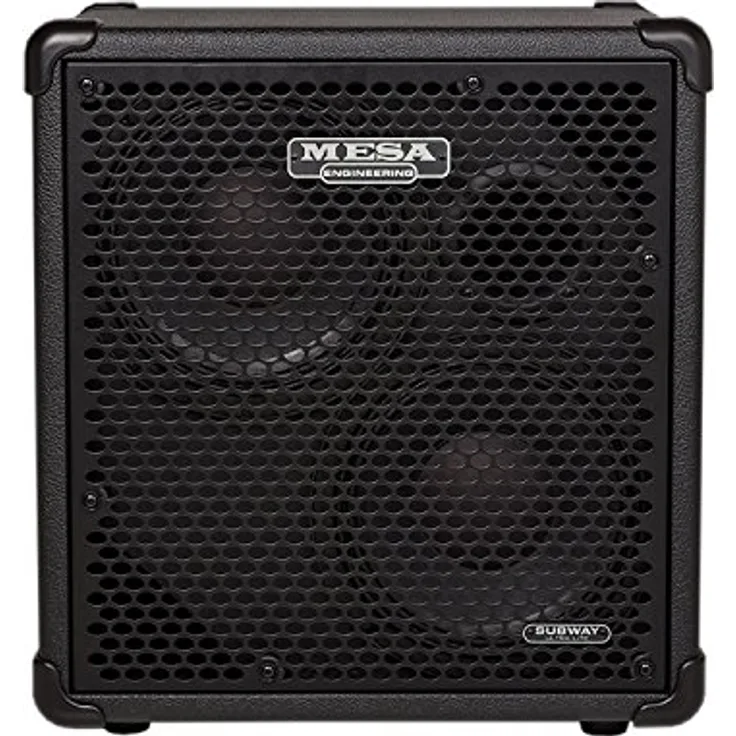Mesa Boogie Subway 2x10 Ultra-Lite, Bass Box mit 2x10"-Neodym Lautsprechern, 600 Watt, schwarz mit Black Metal Grill