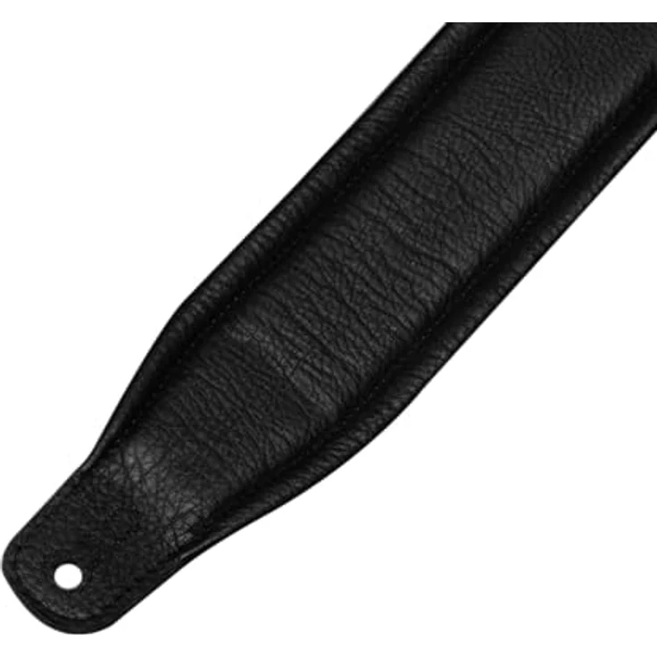 Levys Amped Leather 3" BK, gepolsterter Gitarrengurt aus Vollnarbenleder mit Schaumstoffpolsterung, schwarz, verstellbar von 94 cm bis 130 cm – Bild 12