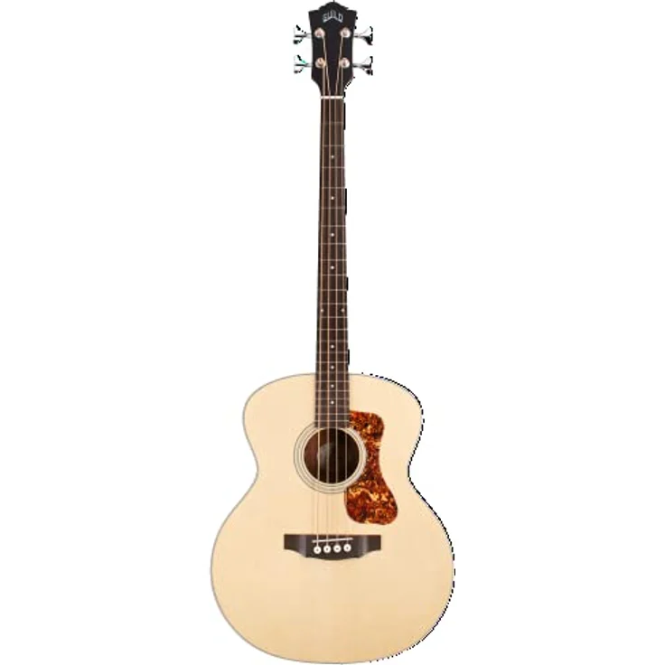 Guild B-240E Acoustic Bass, 4-saitiger Jumbo Akustikbass mit massiver Sitka-Fichtendecke und Mahagoni-Korpus, natur satin Finish – Bild 2