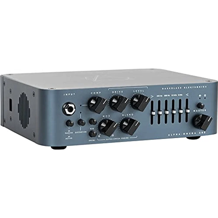 Darkglass Alpha·Omega 500 Bass Head, 500 Watt E-Bass Verstärker mit Alpha-Omega Verzerrer und 6-Band Grafik-Equalizer – Bild 1
