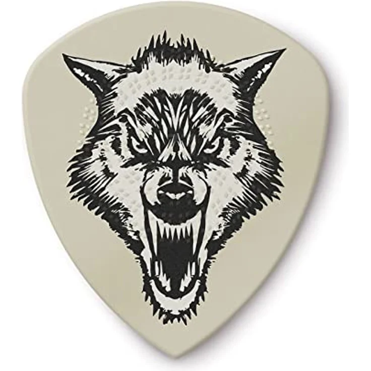 Dunlop Hetfield's White Fang Custom Flow Pick Tin, 6 Stück, weiße Plektren, 0,73 mm Stärke, Ultex Material – Bild 2