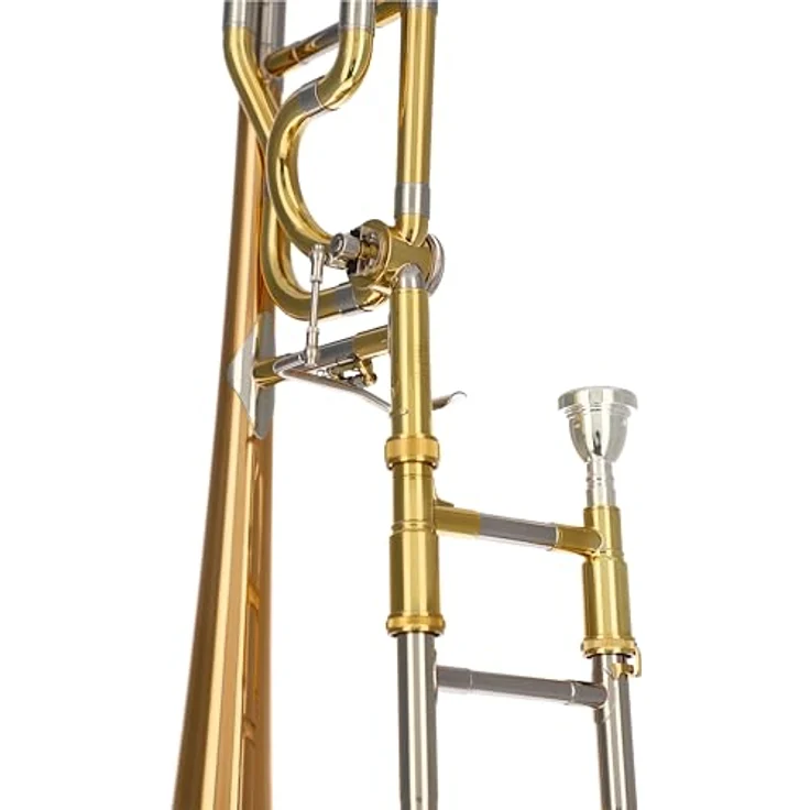 Jupiter JTB1150FROQ Bb/F-Tenorposaune mit Quartventil, open wrap Bauweise, 8-1/2" Goldmessing Schallbecher, klar lackiert, inkl. Mundstück und Q-Lightkoffer – Bild 4