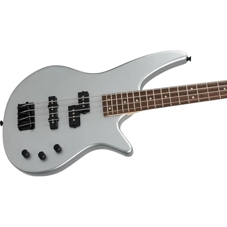 Jackson JS2 Spectra Bass QSV, 4-Saiter E-Bass aus Pappel mit Jackson J-Style und P-Style Tonabnehmer, Quicksilver – Bild 5