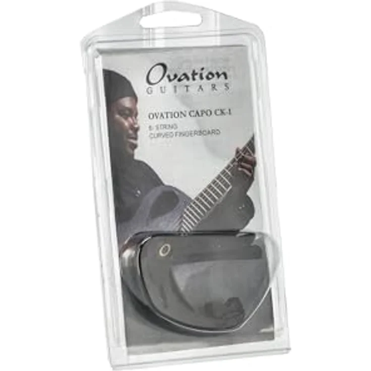 Ovation Kapodaster CK1, Einhand-Kapodaster für gewölbte Griffbretter, 25 g leicht, Made in Germany – Bild 7
