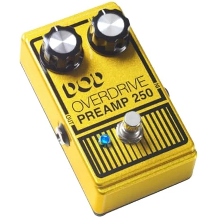 Digitech DOD Overdrive Preamp 250, Overdrive Pedal mit True Bypass und leichtem Aluminium Gehäuse – Bild 2