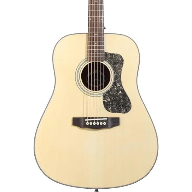 Guild D-340 Nat, Westerngitarre Dreadnought mit massiver Sitka-Fichte Decke und Mahagoni-Korpus, Natur – Bild 6