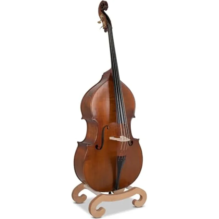 Gewa Premium Line Solid Top DB 3/4, Halbmassiver Kontrabass mit massiver Fichtendecke, dunkelbrown Handlackierung, spielfertig gemacht