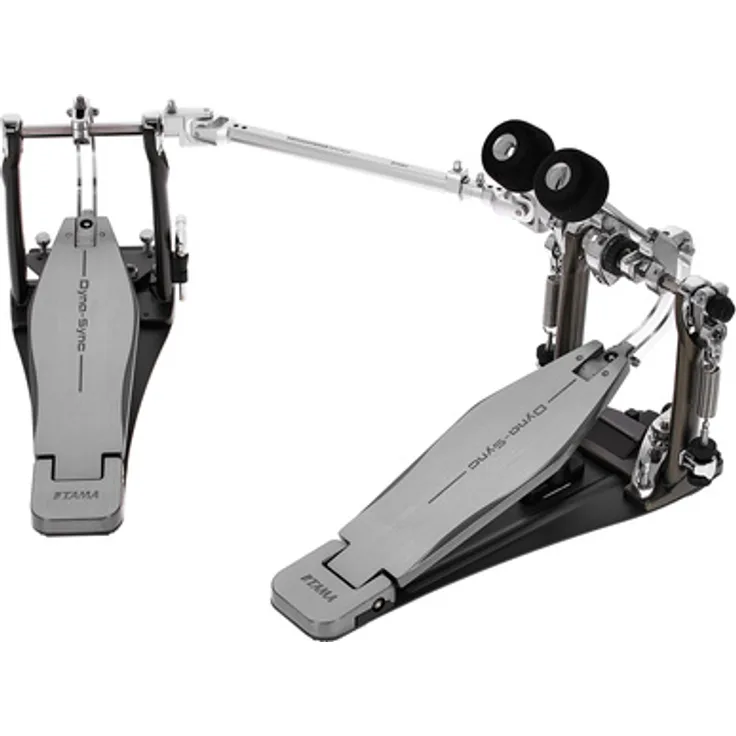 Tama HPDS1TWMR Dyna-Sync Doppelpedal mit Mirror Rod Pack, Limited Edition, Direct Drive, einstellbare Cam, inklusive Pedal Bag