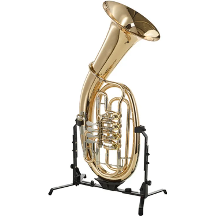 Melton MWT24 Bb-Tenorhorn, 4 Drehventile mit Goldmessing Mundrohr, Korpus und Schallbecher, Klarlack finish, inkl. Mundstück und GreenLine Etui