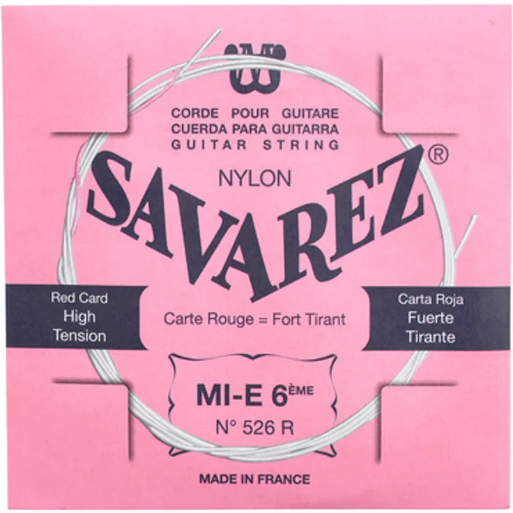 Savarez Classic Bass E6w NT, Einzel-Basssaite für Konzertgitarre, Normalspannung