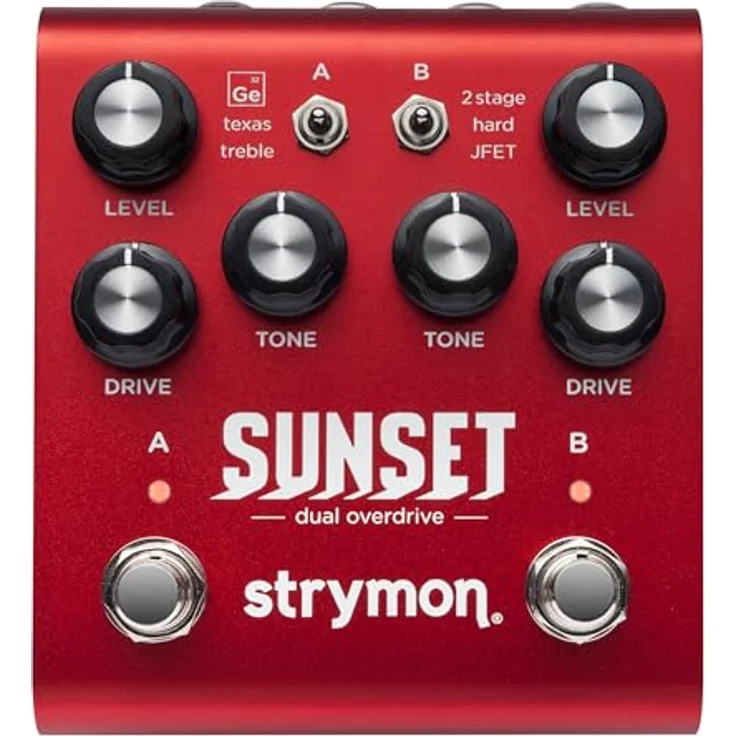 Strymon Sunset Dual Overdrive, Effektpedal mit JFET-Stufe, SHARC DSP, True Bypass, 9V DC Netzadapter – Bild 1