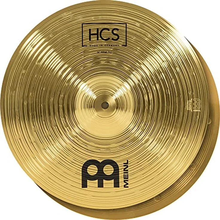 Meinl Cymbals Beckenset HCS Basic, 14 Zoll Hihat & 18 Zoll Crash-Ride, Messing mit traditionellem Finish – Bild 5