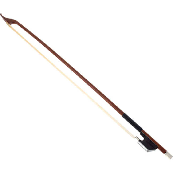 Gewa Nyckelharpa Bogen, 38 cm Spiel- und Haarlänge, mit Ebenholzfrosch und barocker Kopfform