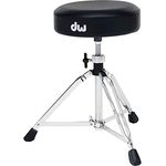 Drum Workshop DW 5000 Series 5100 Hochleistungs-Rundthron, 33 cm Sitzfläche mit robuster Konstruktion und stabilem Stativfuß