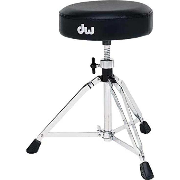 Drum Workshop DW 5000 Series 5100 Hochleistungs-Rundthron, 33 cm Sitzfläche mit robuster Konstruktion und stabilem Stativfuß