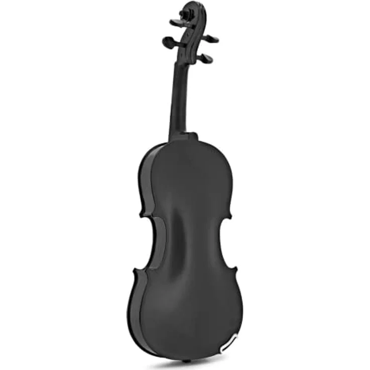 Stentor SR1401 Harlequin Violine 4/4 BK, massive Fichtendecke, schwarz gebeiztes Hartholzgriffbrett, inkl. Koffer und Bogen, Farbe: Schwarz – Bild 5