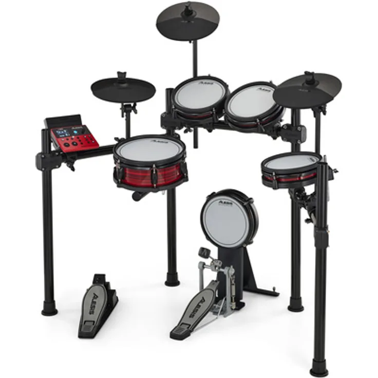 Alesis Nitro Pro Drum Kit, E-Drum Set mit 10" 2-Zonen Mesh Snare und Bluetooth Audio, inklusive BFD Sounds und 500+ Sounds
