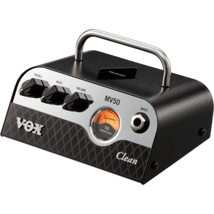 Vox MV 50 CL Clean, E-Gitarren-Topteil, 50 Watt, analoger Vorverstärker mit Nutube-Technologie, EQ Schalter, Dämpfungsschalter, inkl. Netzteil – Bild 5
