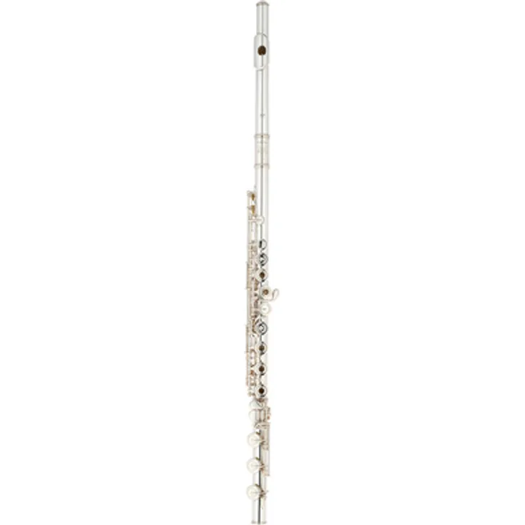 Pearl Flutes MD970 RBE Maesta Handmade, Querflöte aus 970 Silber mit E-Mechanik und Ringklappen, inklusive Etui und Zubehör