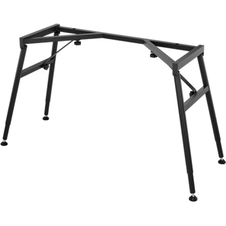 Clavia Nord Organ Stand Alu, verstellbares Aluminium-Stativ für Nord Organ 3, höhenverstellbar 646mm-757mm, transportfreundlich mit Tasche, Gewicht 4.8kg