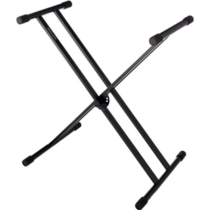 Millenium KS-1010 Black, Keyboardständer Doppelstreben Economy, verstellbar von 52 bis 92 cm, max. Lastaufnahme 25 kg, schwarz