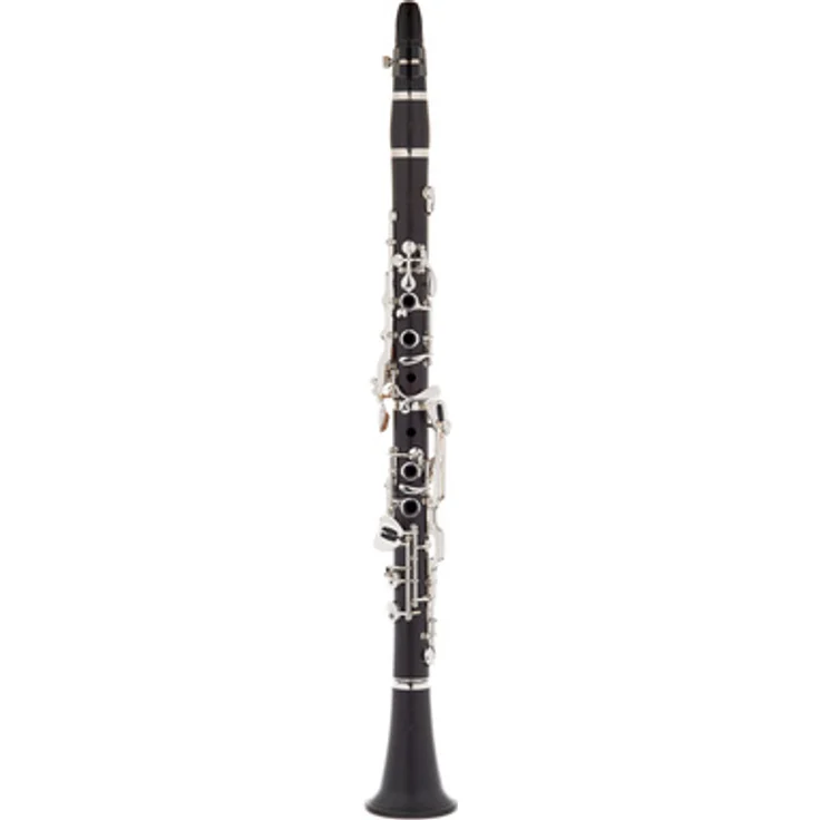 Schreiber D-16 Bb-Clarinet, Klarinette mit 16 Klappen, versilberten Klappen und Grenadillholz, inkl. Koffer und Mundstück W5A, made in Germany
