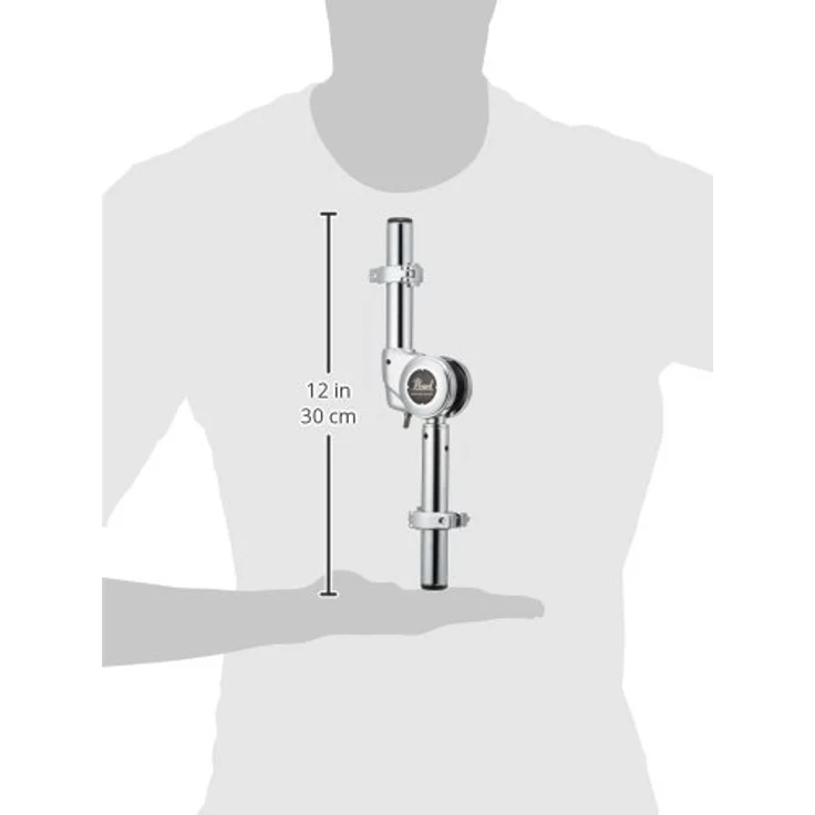 Pearl TH-1030S Tom Holder Short, Tom Tom Halter mit Gyro Lock System, kurz, Chrom, Durchmesser: 7/8" (22,2mm), Länge: 5" x 4" – Bild 2