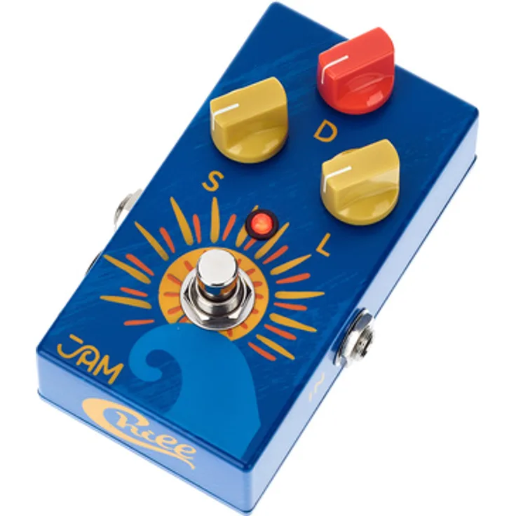 JAM pedals Chill, Vintage Analog Tremolo Effektpedal mit True Bypass, Level, Depth und Speed Reglern, handbemalt