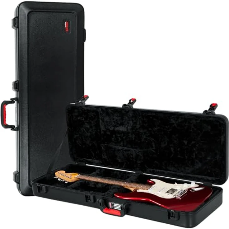 Gator TSA Electric Guitar Case, Gitarrenkoffer für ST- & T-Style E-Gitarre, schwarz – Bild 1