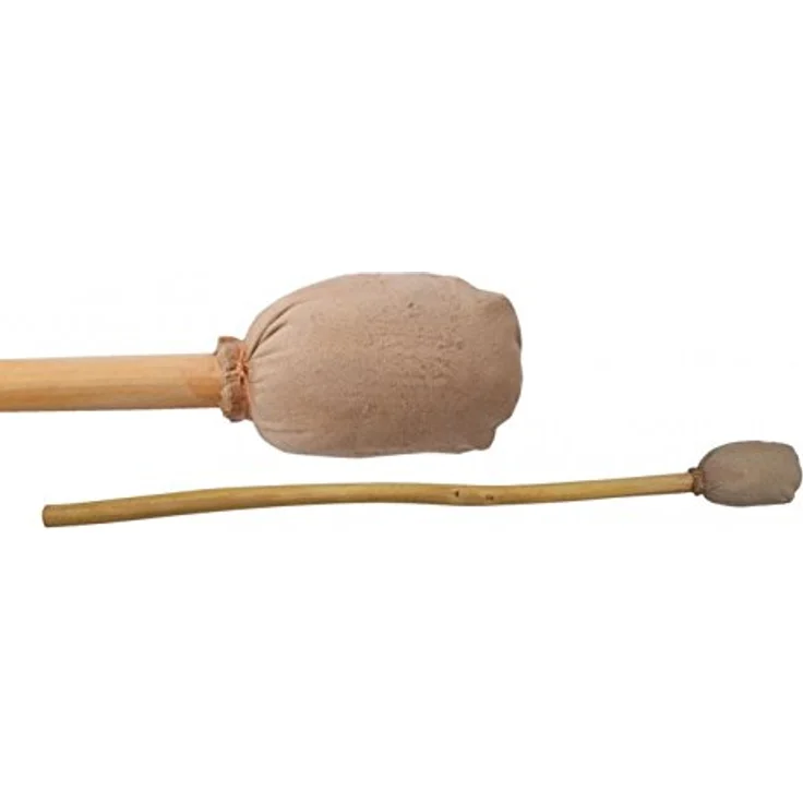 Terre Shaman Drum Goat Skin 50cm, runde Schamanentrommel aus Ziegenhaut mit Mahagoni-Rahmen, inkl. Schlägel – Bild 5