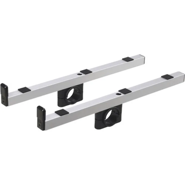 Jaspers Holders 40S, Keyboard-Ständer aus silberfarben eloxiertem Aluminium, 40 cm, bis 15 kg belastbar, erweiterbar auf 40 kg