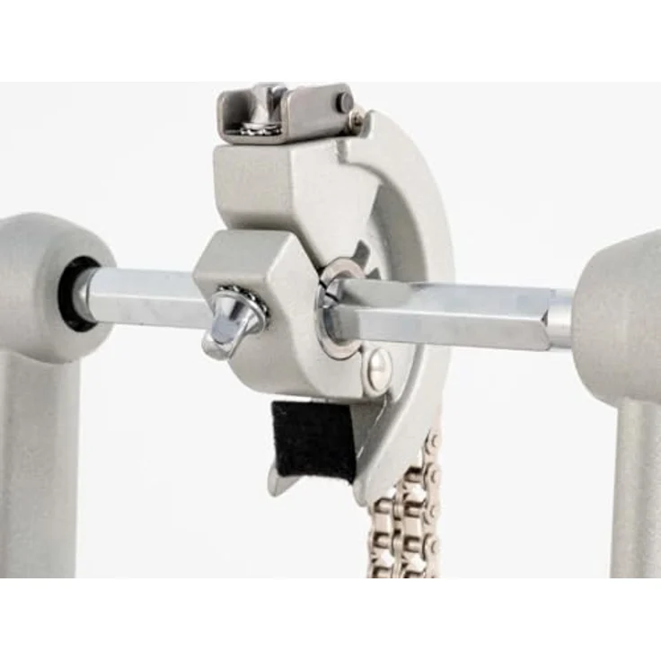 Dixon PP-P2D-EU Double Pedal, Doppelfußmaschine mit Doppelkettenantrieb, See-through blue Dual Surface Beater, unabhängige Höhenverstellung und Schlagwinkel-Einstellung, inklusive Tasche – Bild 3