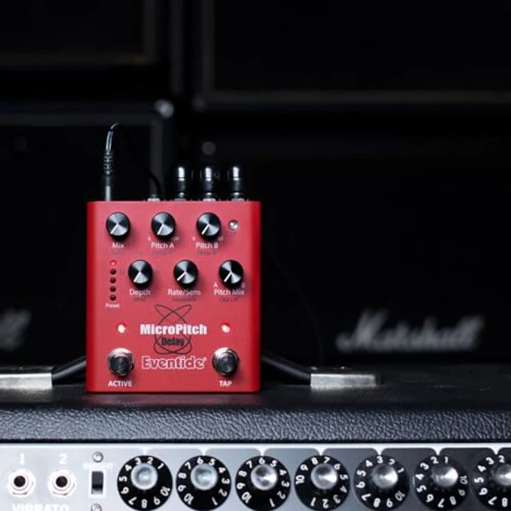 Eventide MicroPitch Delay, Effektpedal für E-Gitarre mit dualen, verstimmbare Delays und Modulation, MIDI-fähig – Bild 6