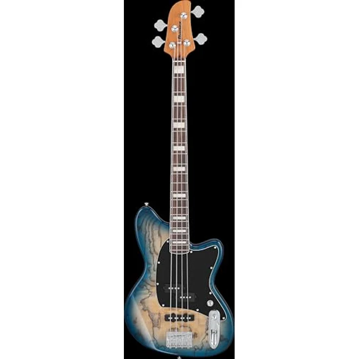 Ibanez TMB400TA-CBS, 4-saitiger E-Bass mit aktiver Elektronik, Korpus aus Pappel, Decke aus Tamo Esche, Farbe Cosmic Blue Starburst – Bild 2