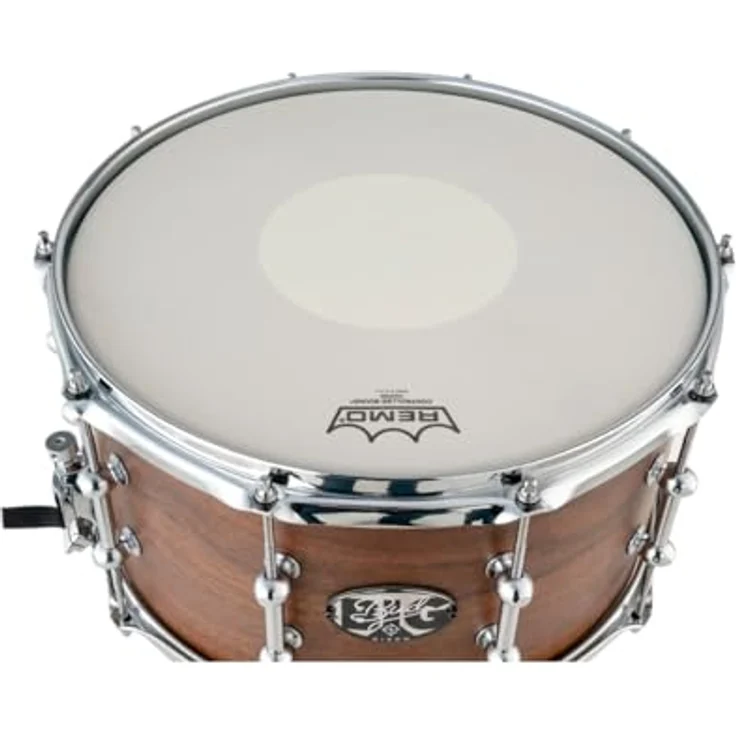 Dixon 14"x08" Gregg Bissonette Signature Snaredrum, Artisan Serie mit Walnussholz und Ahornkessel, Satin Natural Walnut Finish – Bild 2