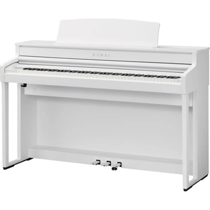 Kawai CA-501 W, Digitalpiano mit 88 gewichteten Tasten, 45 Sounds, Bluetooth Midi und Audio, Weiß