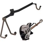 String Swing Horizontal Guitar Wall Mount L, Wandhalterung für E-Gitarren mit niedrigem Profil, vollständig einstellbar für Rechts- und Linkshänder, hergestellt in den USA