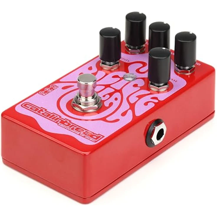 JHS Pedals Pulp'n Peel V4, Gitarren-Effektpedal mit Vintage-Style Kompressor, Volume, Comp, EQ & Blend Reglern, USA – Bild 5
