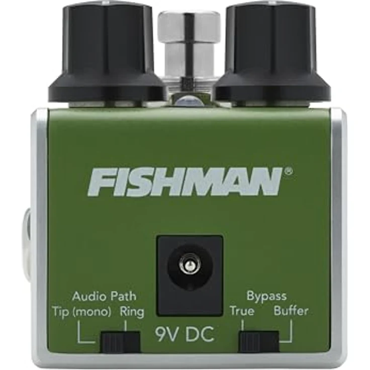 Fishman AFX AcoustiComp Mini Comp, Effektpedal für Akustik Gitarre mit Level- und Comp-Regler, True/Buffered Bypass – Bild 5