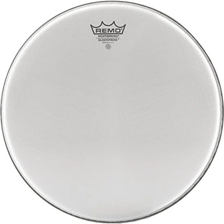 Remo 18" Silent Stroke Mesh Head BD, Bass Drum Trigger Fell in Weiß, einlagig und extrem haltbar für leises Üben – Bild 1