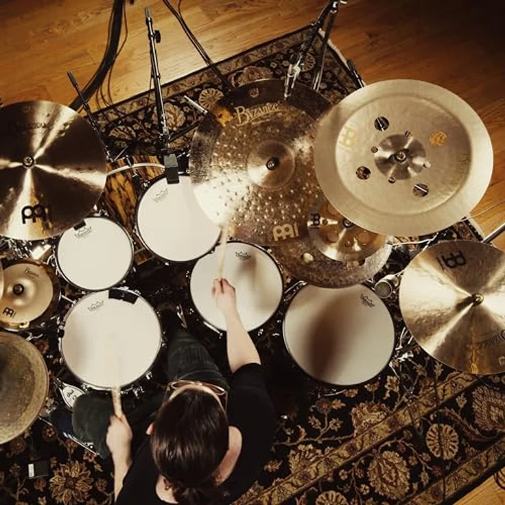 Meinl 22" Byzance Equilibrium Ride, Schlagzeugbecken aus B20 Bronze mit sandgestrahlter Oberfläche und komplexem Klangcharakter, Matt Garstka Signature Serie – Bild 6
