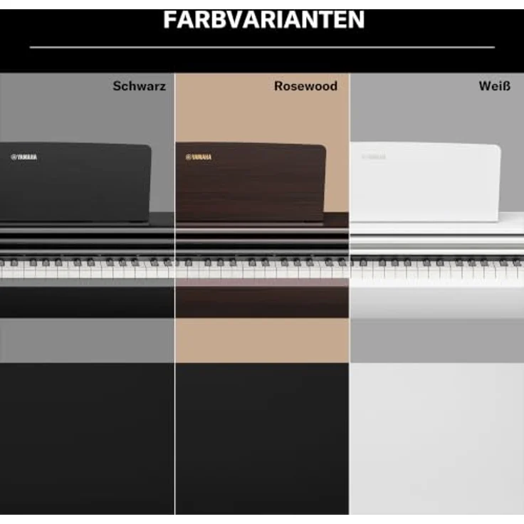 Yamaha YDP-145 B Arius Set, Digital Piano mit Klavierbank und Kopfhörer, schwarz – Bild 7